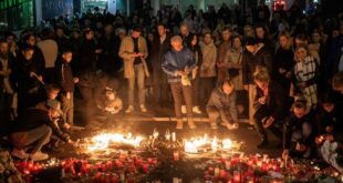 Serbian protesters clash with police over train station disaster